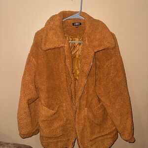 Ransom Cozy Tan Teddy Jacket